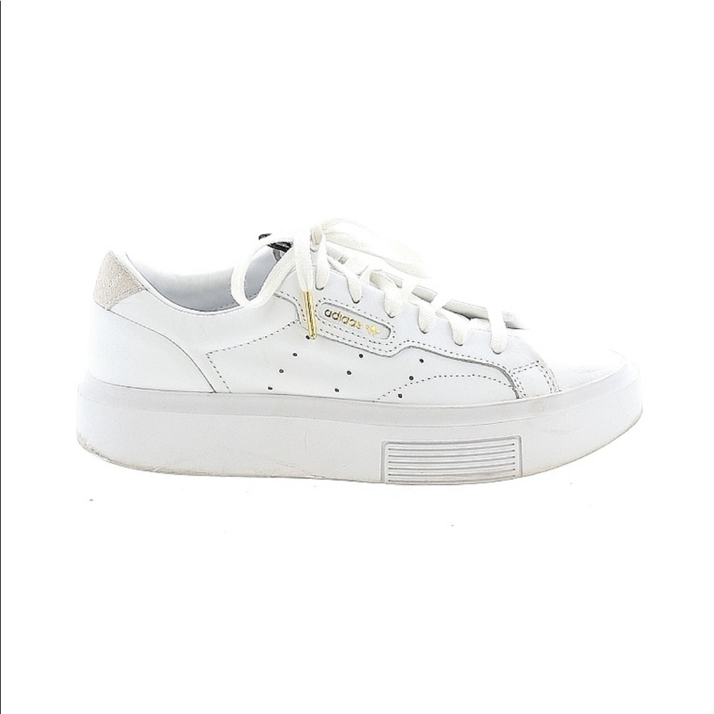 White Adidas Platform Sneaker